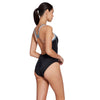Maillot de bain une pièce Tokyo Iceback Noir-Gris Taille 50-6XL Zoggs 462580BKGY50
