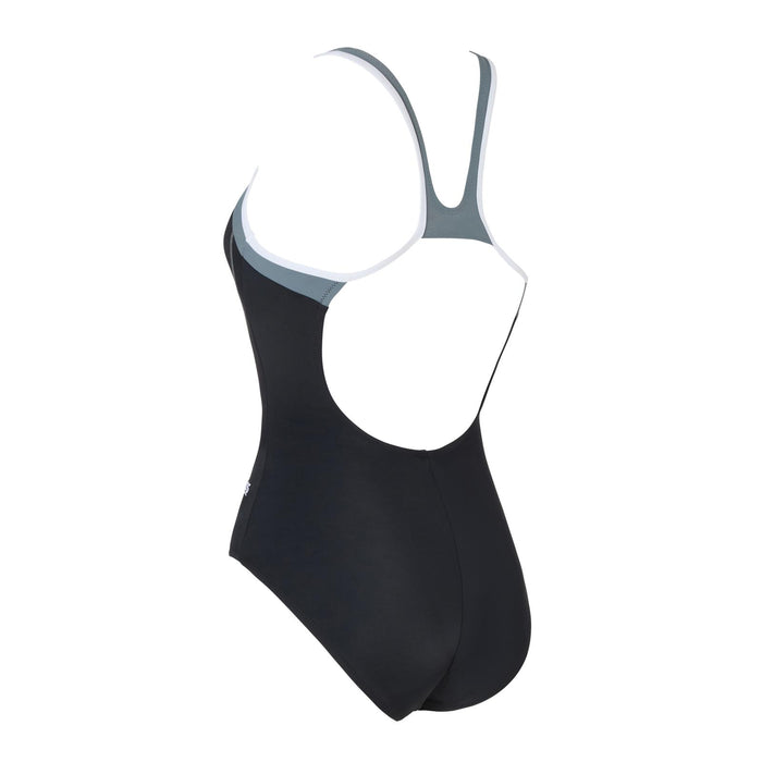 Maillot de bain une pièce Tokyo Iceback Noir-Gris Taille 50-6XL Zoggs 462580BKGY50