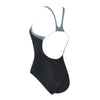 Maillot de bain une pièce Tokyo Iceback Noir-Gris Taille 50-6XL Zoggs 462580BKGY50
