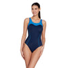 Maillot de bain une pièce Tokyo Iceback Marine-Lumière-Bleue Taille 44-XXXL Zoggs 462580NVLB44