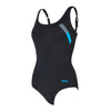 Maillot de bain une pièce Sydney U Noir-Gris Taille 38-L Zoggs 462581BKGY38