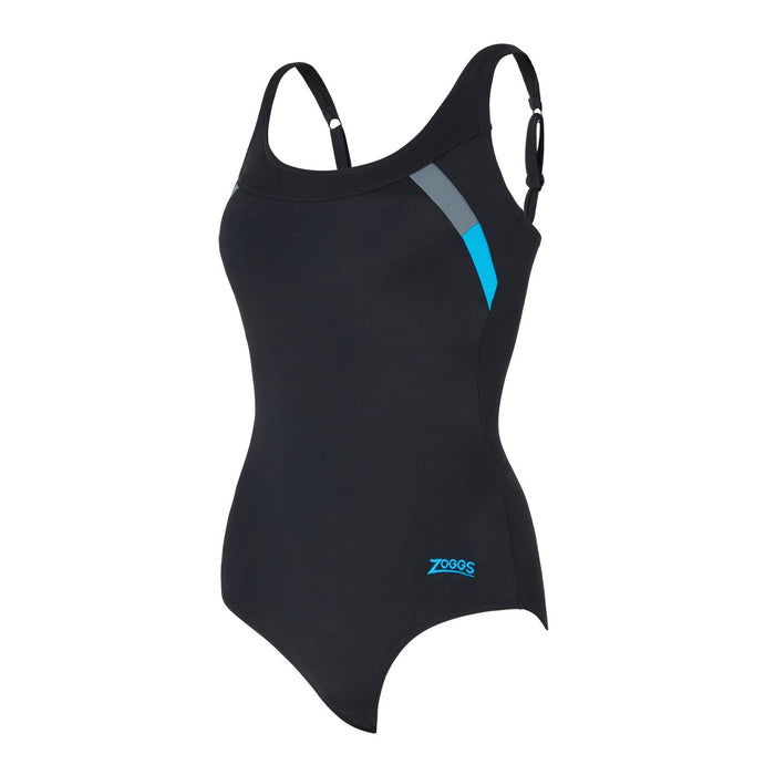 Maillot de bain une pièce Sydney U Noir-Gris Taille 40-XL Zoggs 462581BKGY40