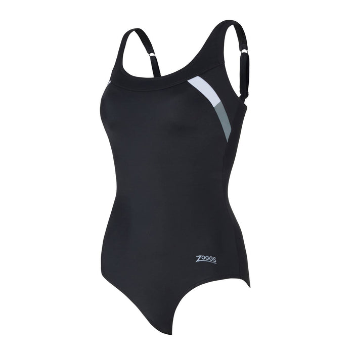 Maillot de bain une pièce Sydney U Noir-Blanc Taille 32-XS Zoggs 462581BKWH32
