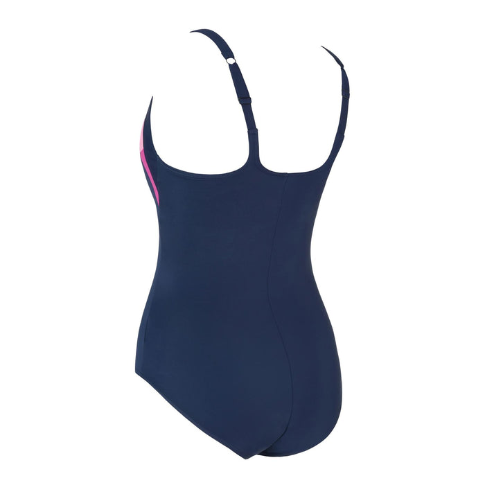 Maillot de bain une pièce Sydney U Marine-Rose Taille 32-XS Zoggs 462581NVPK32