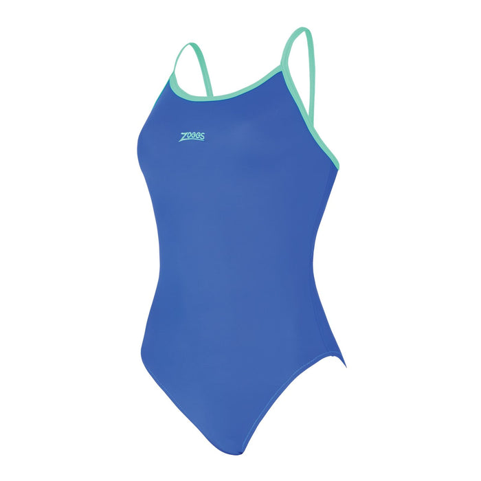 Maillot de bain une pièce Kona Triback Royal-Menthe Taille 28-XXXS Zoggs 462582RYMN28