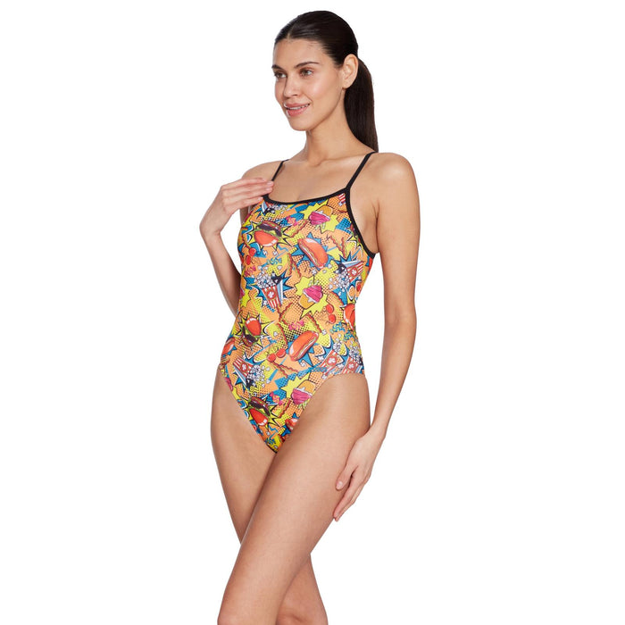 Maillot de bain une pièce Imprimé Rayback E+ Imprimé Peckish Taille 30-XXS Zoggs 462583PECK30
