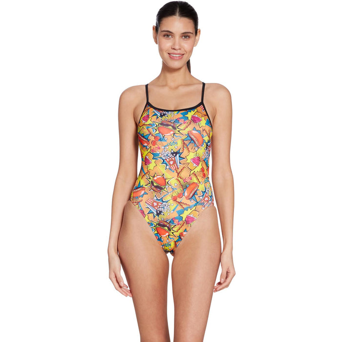 Maillot de bain une pièce Imprimé Rayback E+ Imprimé Peckish Taille 30-XXS Zoggs 462583PECK30