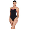 Maillot de bain une pièce Rome Rayback Noir-Magenta Taille 28-XXXS Zoggs 462584BKMG28