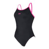 Maillot de bain une pièce Rome Rayback Noir-Magenta Taille 30-XXS Zoggs 462584BKMG30