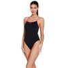 Maillot de bain une pièce Rome Rayback Noir-Magenta Taille 36-M Zoggs 462584BKMG36