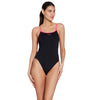 Maillot de bain une pièce Rome Rayback Noir-Magenta Taille 38-L Zoggs 462584BKMG38
