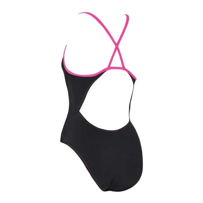 Maillot de bain une pièce Rome Rayback Noir-Magenta Taille 38-L Zoggs 462584BKMG38