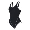 Maillot de bain une pièce Melbourne Haxback Noir-Blanc Taille 28-XXXS Zoggs 462585BKWH28