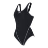 Maillot de bain une pièce Melbourne Haxback Noir-Blanc Taille 32-XS Zoggs 462585BKWH32