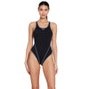 Maillot de bain une pièce Melbourne Haxback Noir-Blanc Taille 34-S Zoggs 462585BKWH34