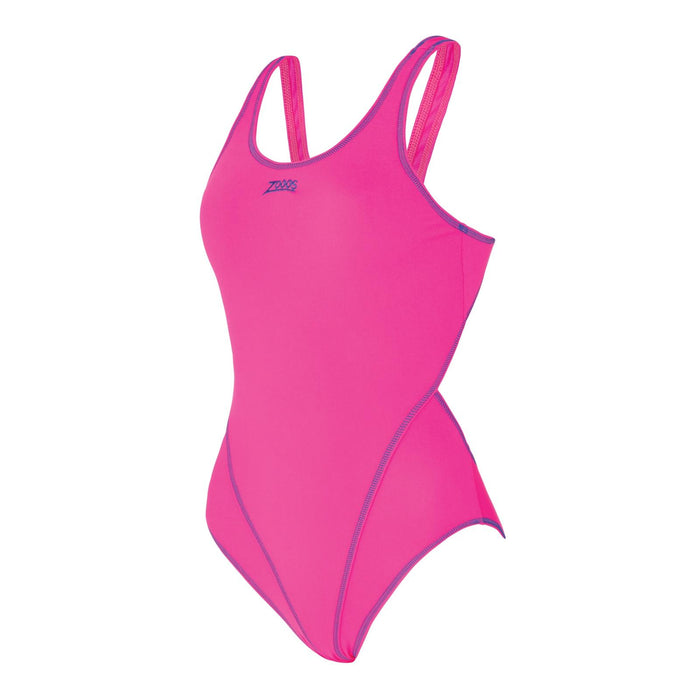 Maillot de bain une pièce Melbourne Haxback Magenta-Royal Taille 30-XXS Zoggs 462585MGRY30
