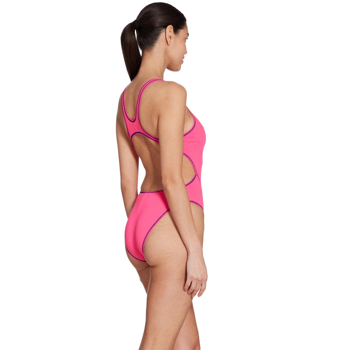 Maillot de bain une pièce Melbourne Haxback Magenta-Royal Taille 40-XL Zoggs 462585MGRY40