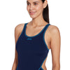 Maillot de bain une pièce Melbourne Haxback Marine-Bleu Clair Taille 40-XL Zoggs 462585NVLB40