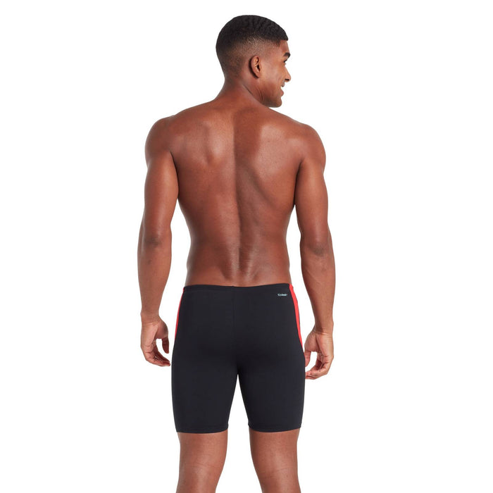 Jammers de bain Eaton Mid Homme Noir-Rouge Taille 32-M Zoggs 462923BKRD32