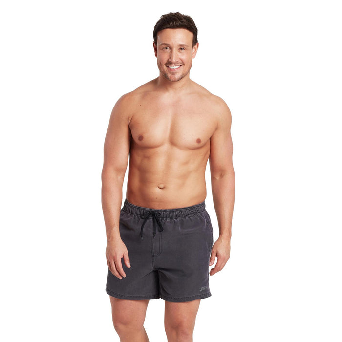 Shorts de bain Mosman Lavé 15'' Hommes Charbon Taille M Zoggs 462925CHM