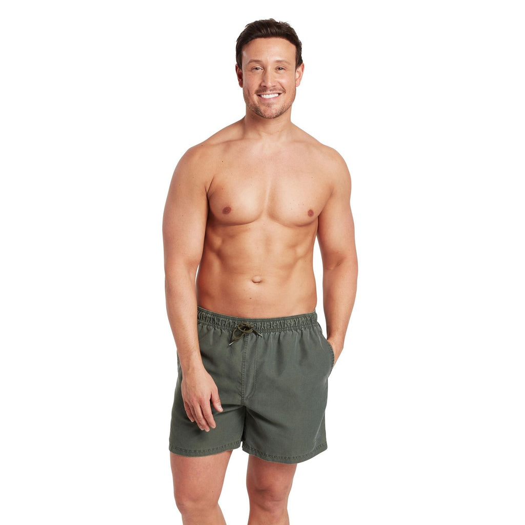 Shorts de bain Mosman Lavé 15'' Hommes Kaki Taille M Zoggs 462925KHM