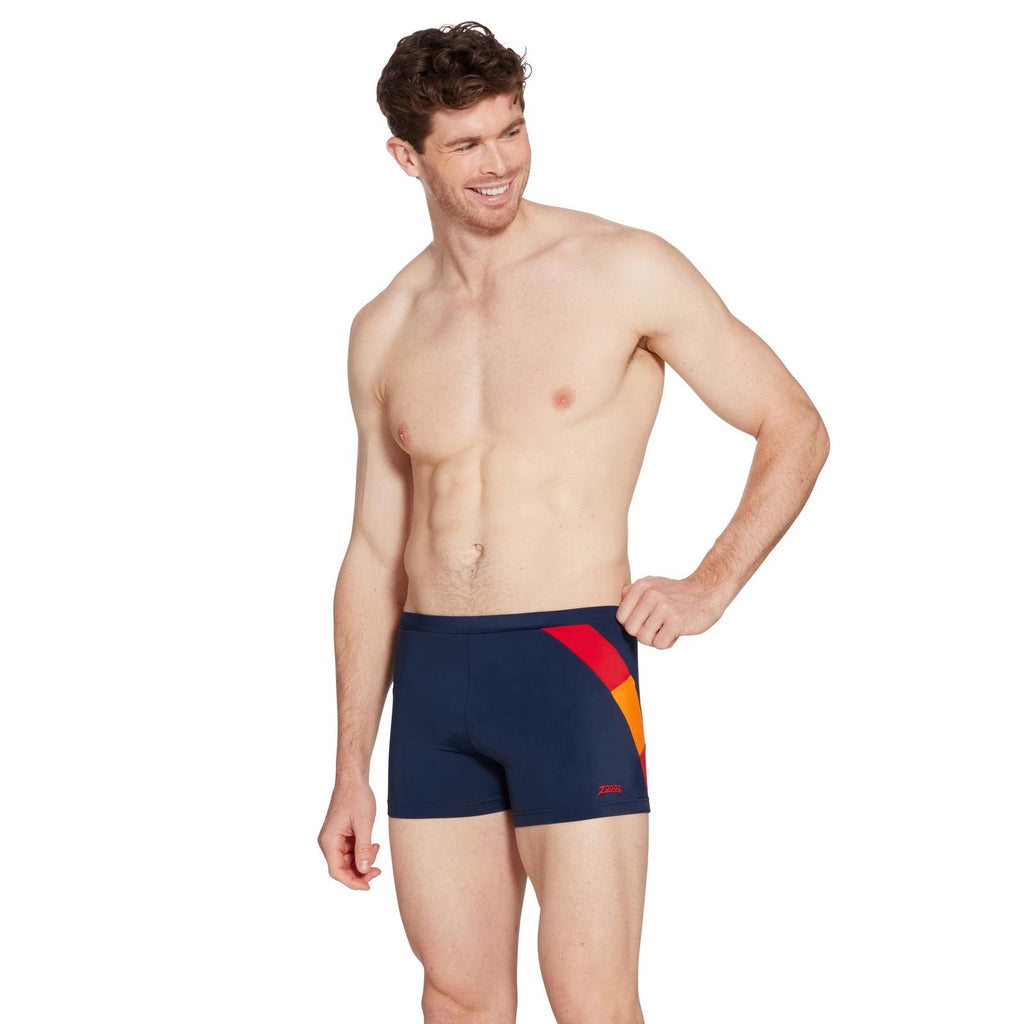 Boxeur de Natation Sydney 27 Hommes Marine-Rouge Taille 30-S Zoggs 462931NVRD30