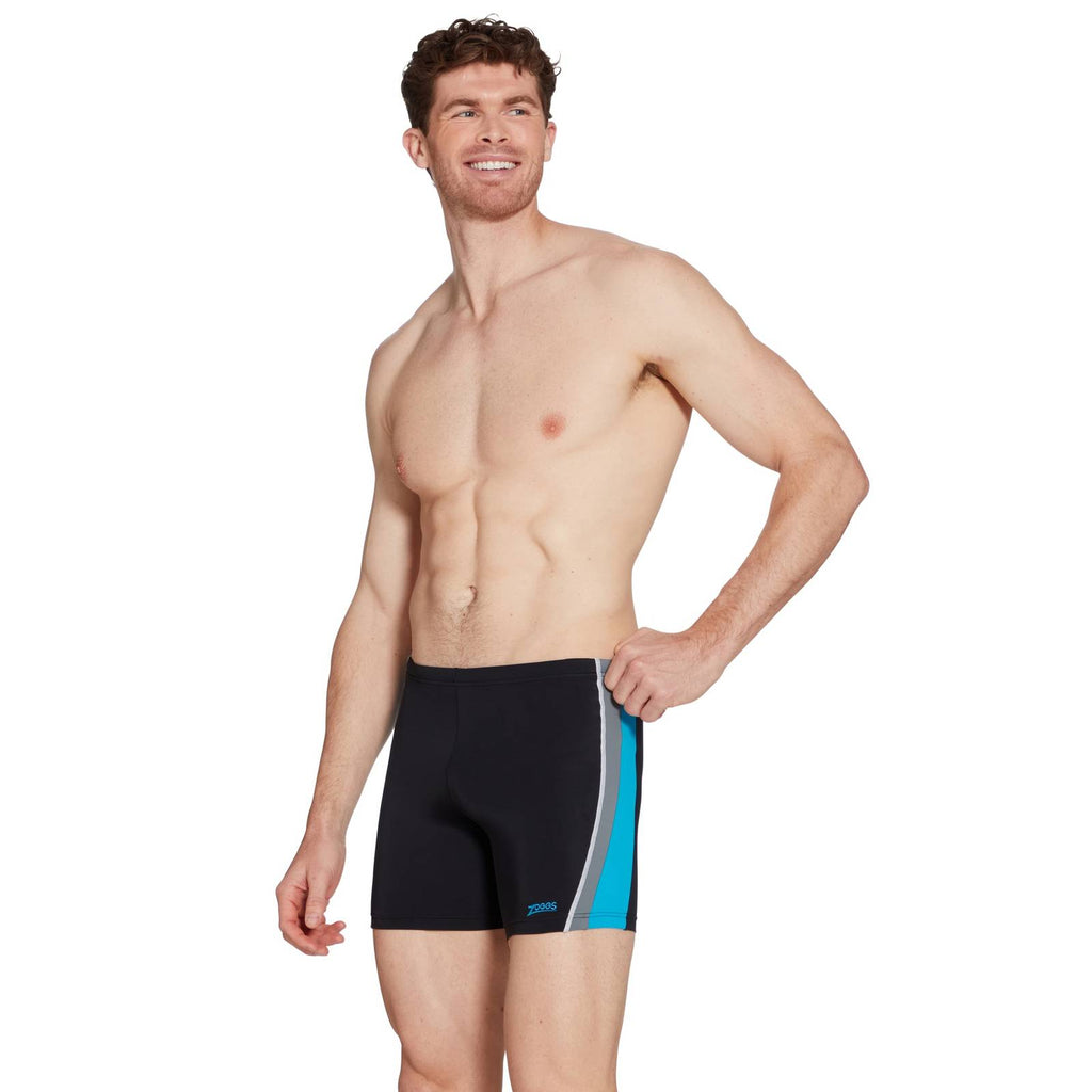 Boxeur de Natation Toronto 32 Hommes Noir-Turquoise Taille 42-4XL Zoggs 462932BKTQ42