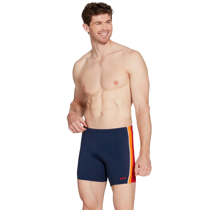 Boxeur de Natation Toronto 32 Hommes Marine-Rouge Taille 38-XXL Zoggs 462932NVRD38