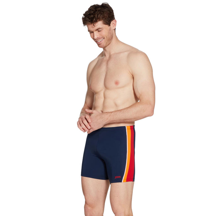 Boxeur de Natation Toronto 32 Hommes Marine-Rouge Taille 38-XXL Zoggs 462932NVRD38