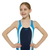 Maillot de bain une pièce Toronto Flyback Fille Marine-Bleu-Clair Taille 30-10A Zoggs 463314NVLB30