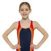 Maillot de bain une pièce Toronto dos nageur fille noir-rouge taille 26-6A Zoggs 463314NVRD26