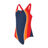 Maillot de bain une pièce Toronto dos nageur fille noir-rouge taille 26-6A Zoggs 463314NVRD26