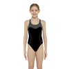Maillot de bain une pièce Tokyo Iceback Fille Noir-Gris Taille 28-8A Zoggs 463315BKGY28