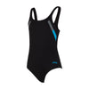 Maillot de bain une pièce Sydney U Back Fille Noir-Gris Taille 28-8A Zoggs 463316BKGY28