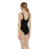 Maillot de bain une pièce Sydney U Dos Fille Noir-Blanc Taille 32-12A Zoggs 463316BKWH32