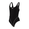 Maillot de bain une pièce Melbourne Haxback Fille Noir-Blanc Taille 26-6A Zoggs 463317BKWH26