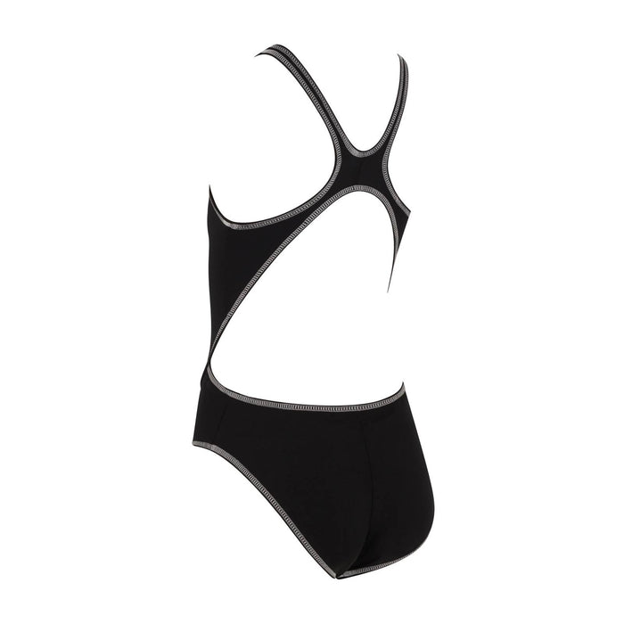 Maillot de bain une pièce Melbourne Haxback Fille Noir-Blanc Taille 26-6A Zoggs 463317BKWH26