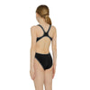 Maillot de bain une pièce Melbourne Haxback Fille Noir-Blanc Taille 28-8A Zoggs 463317BKWH28