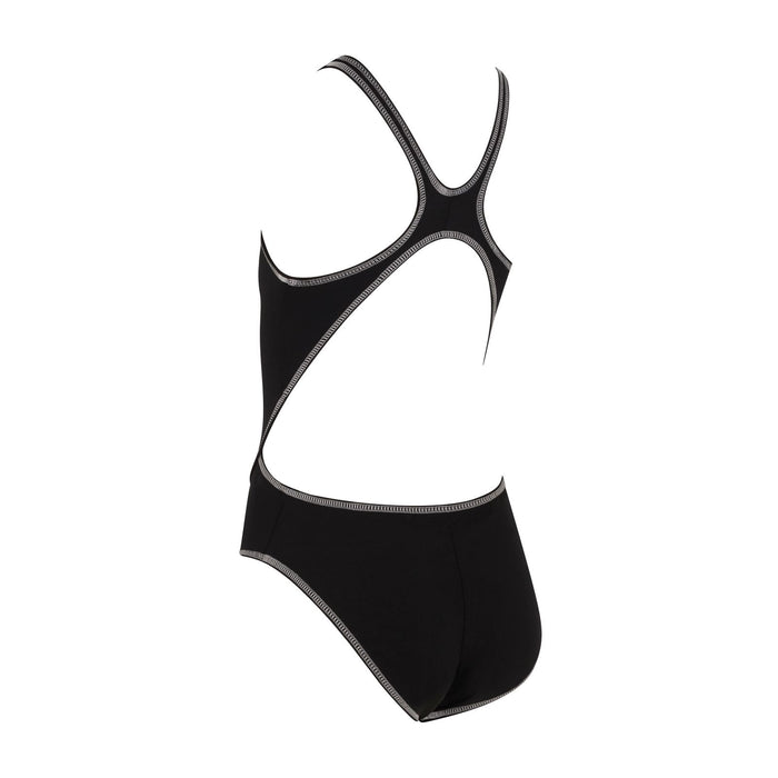 Maillot de bain une pièce Melbourne Haxback Fille Noir-Blanc Taille 30-10A Zoggs 463317BKWH30