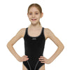 Maillot de bain une pièce Melbourne Haxback Fille Noir-Blanc Taille 34-14A Zoggs 463317BKWH34