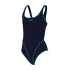 Maillot de bain une pièce Melbourne Haxback Fille Marine-Bleu Clair Taille 32-12A Zoggs 463317NVLB32