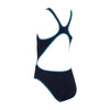 Maillot de bain une pièce Melbourne Haxback Fille Marine-Bleu Clair Taille 32-12A Zoggs 463317NVLB32