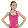 Maillot de bain une pièce Melbourne Haxback Fille Rose-Royal Taille 32-12A Zoggs 463317PKRY32