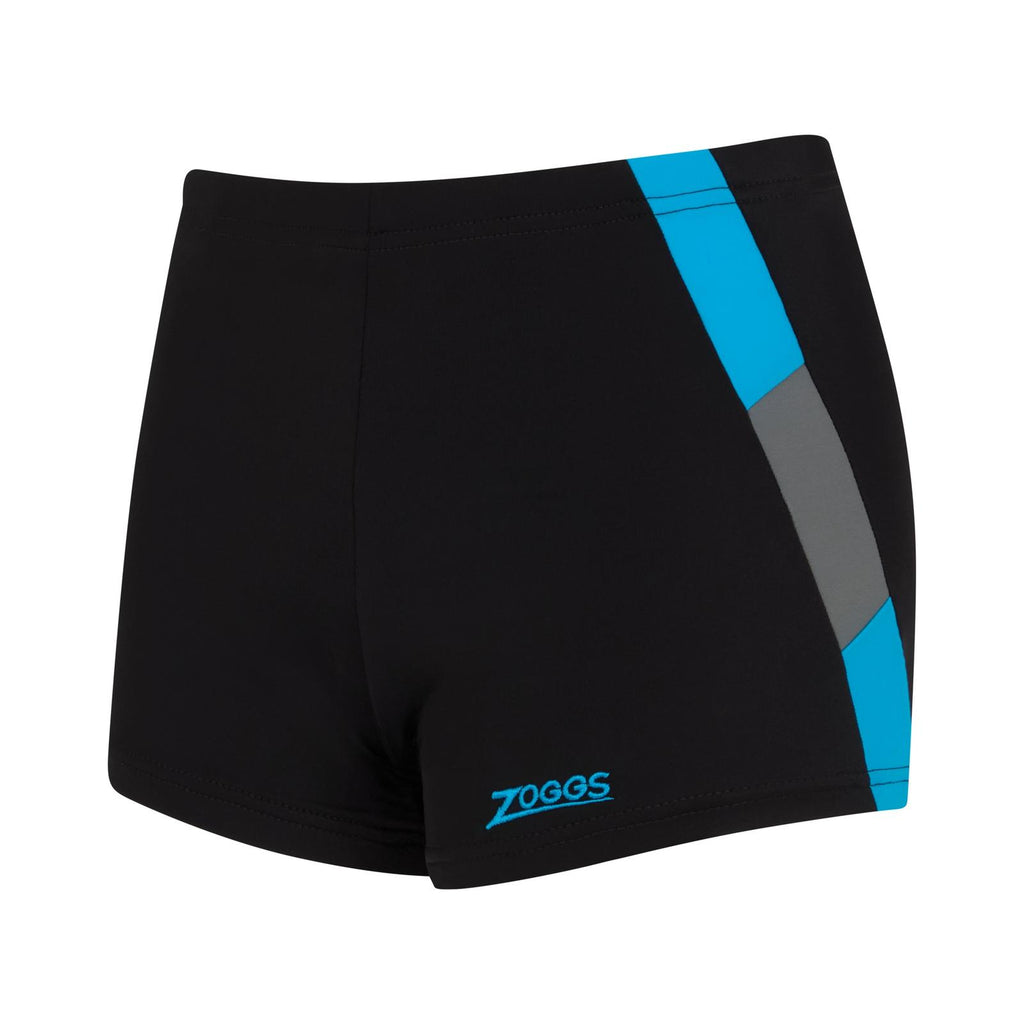 Boxer de natation Sydney 21 Garçon Noir-Turquoise Taille 23-6A Zoggs 463483BKTQ23