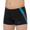 Boxer de natation Sydney 21 Garçon Noir-Turquoise Taille 23-6A Zoggs 463483BKTQ23