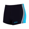 Boxer de natation Toronto Hip Racer 21 Garçon Noir-Turquoise Taille 25-10A Zoggs 463484BKTQ25