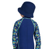 Chapeau de soleil Barlins seau garçon bleu marine taille unique Zoggs 463700NVEM