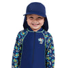Chapeau de soleil garçon bleu marine taille unique Zoggs 463840NVEM