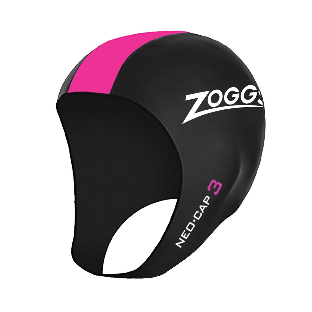 Bonnet de Natation Neo 3 Unisexe Noir-Rose L-XL Zoggs 464044BKPKL-XL
