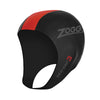 Bonnet de Natation Neo 3 Unisexe Noir-Rouge L-XL Zoggs 464044BKRDL-XL